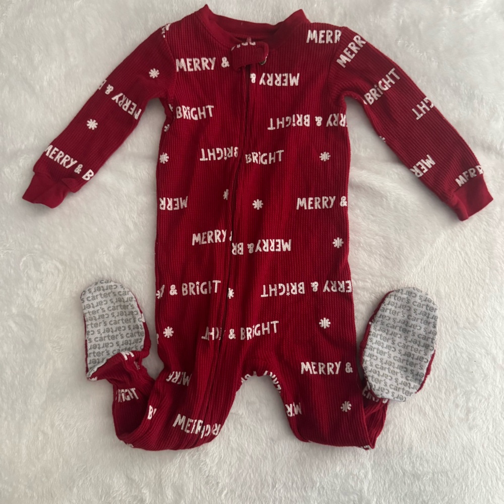 Merry & Bright Red Kids One Piece